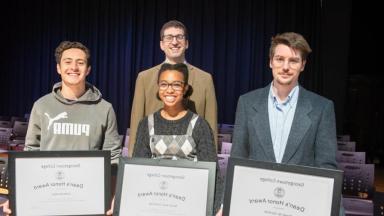 Provost with Dean Award winners